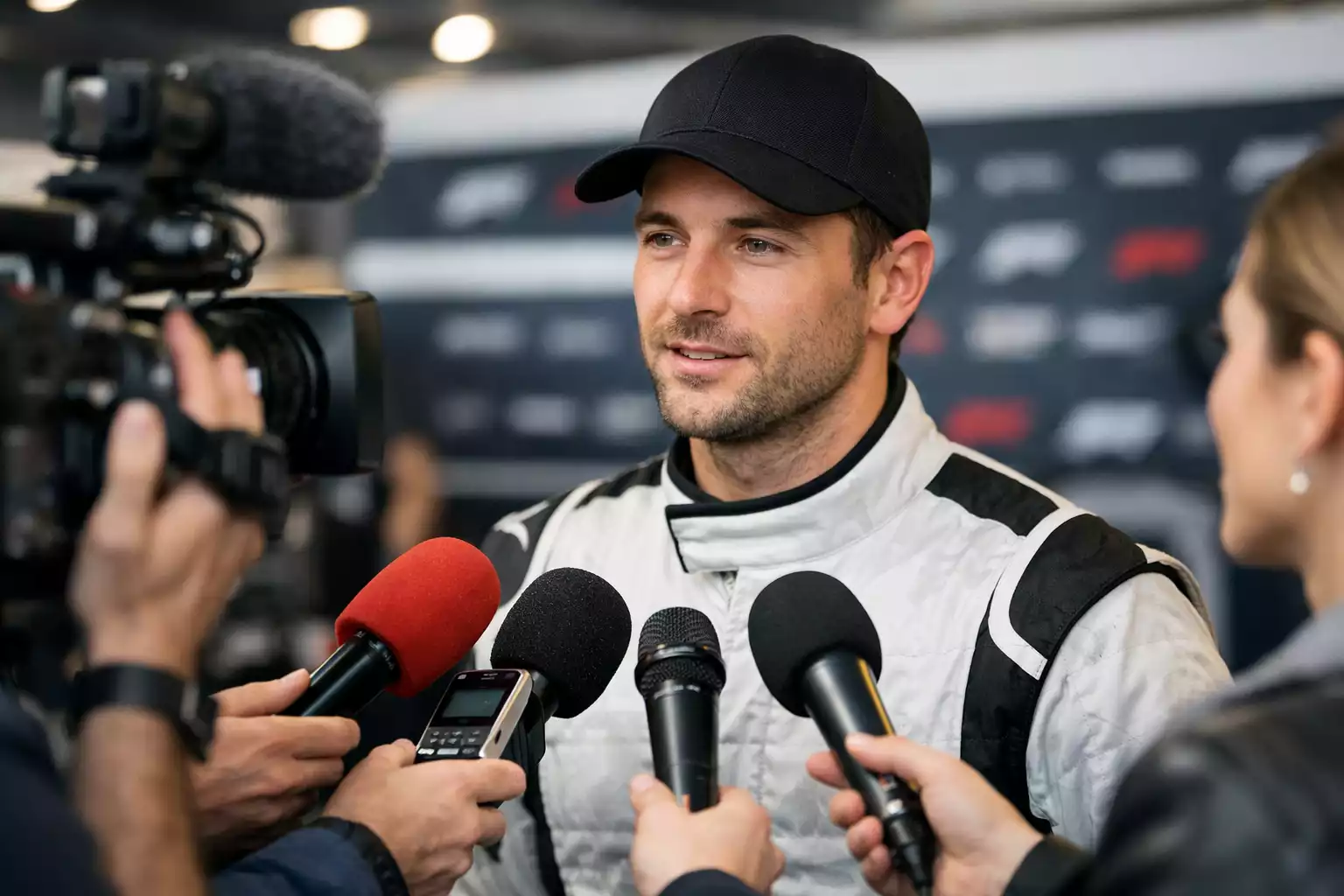 F1 circuit van bovenaf met karakteristieke bochten